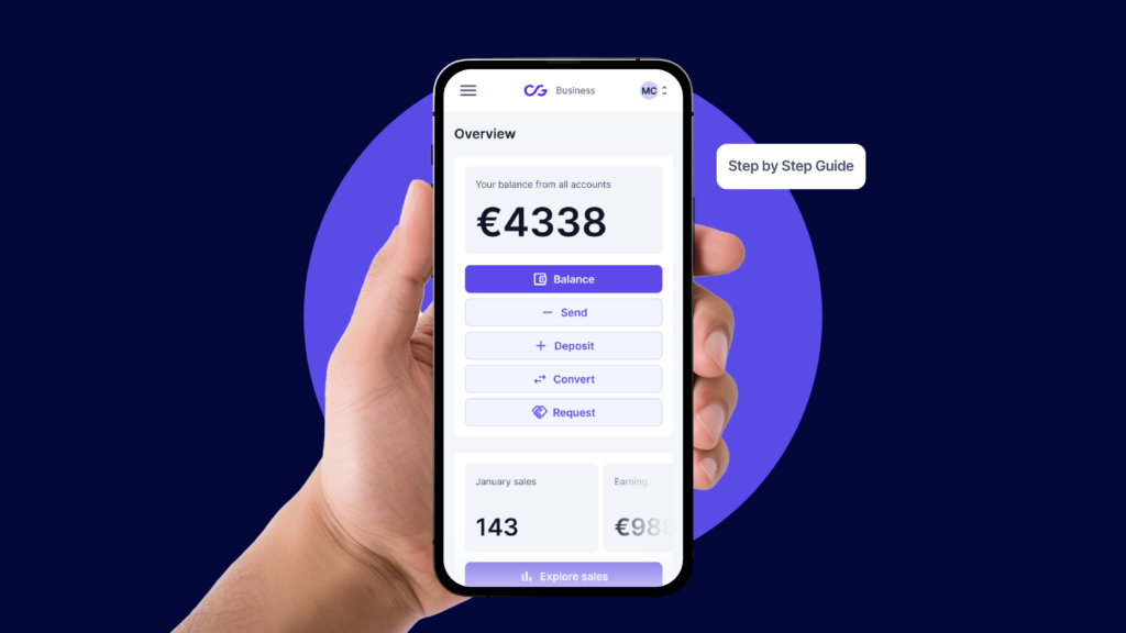step by step guide deposit convert withraw