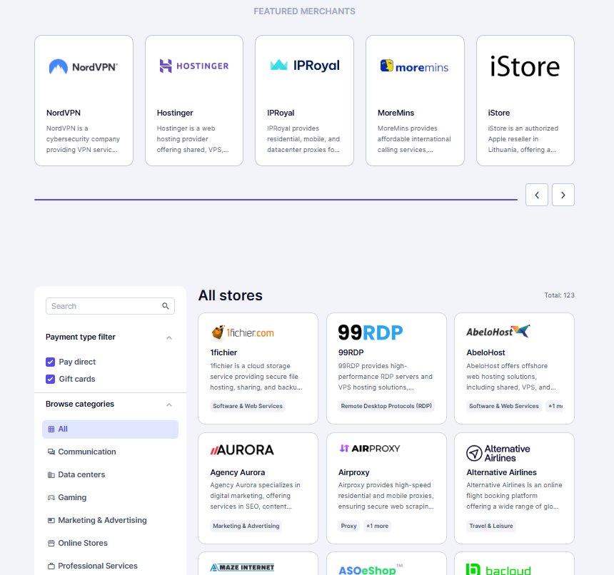 coingate merchant directory