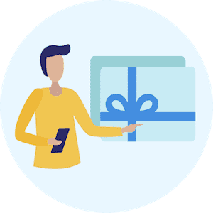 Choosing gift card with cryptocurrency price
