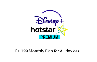 Disney + Hotstar Premium Gift Card