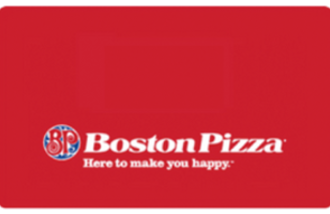 Boston Pizza Gift Card