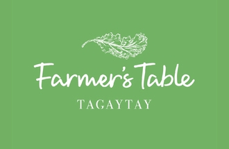 Farmer's Table Tagaytay gift card