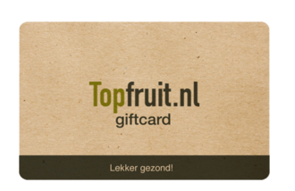 Topfruit gift card