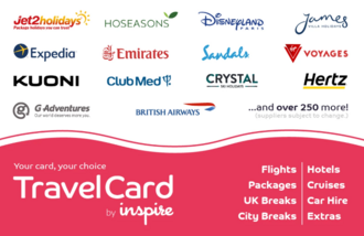 Travelcard by Inspire gift card