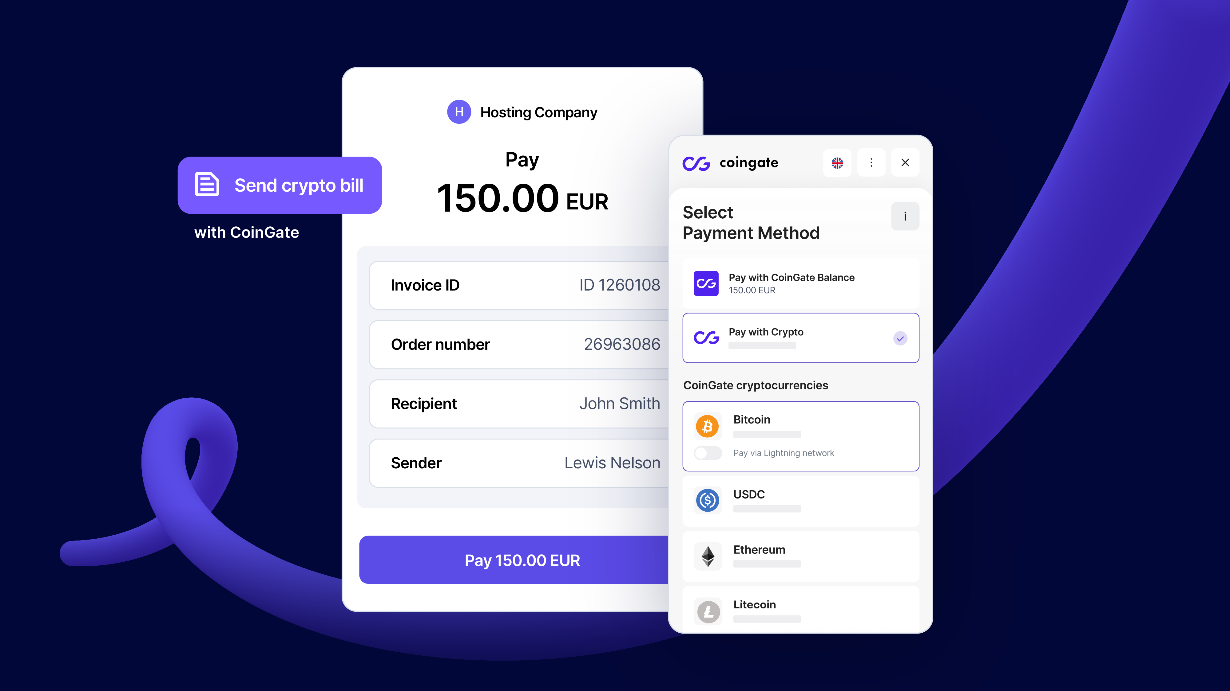 How to Request Blockchain Payment Using CoinGate’s Crypto Billing Service