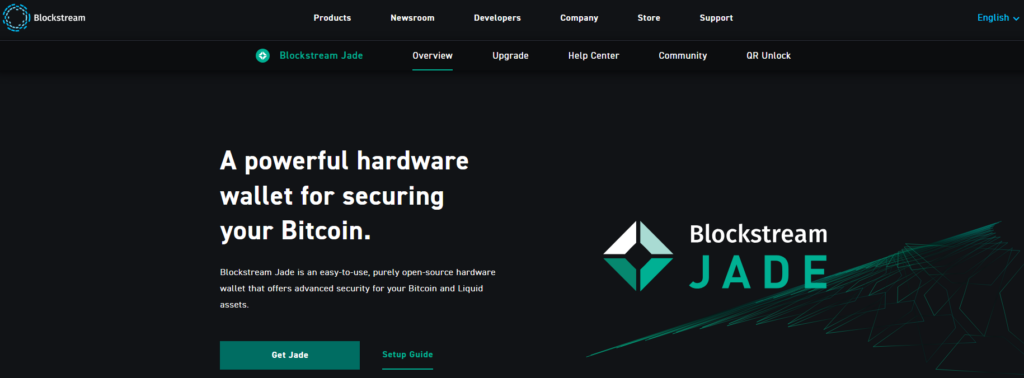 Blockstream Jade Cold Wallet