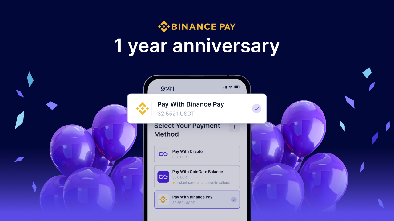Binance Pay x CoinGate 1-Year Anniversary Report