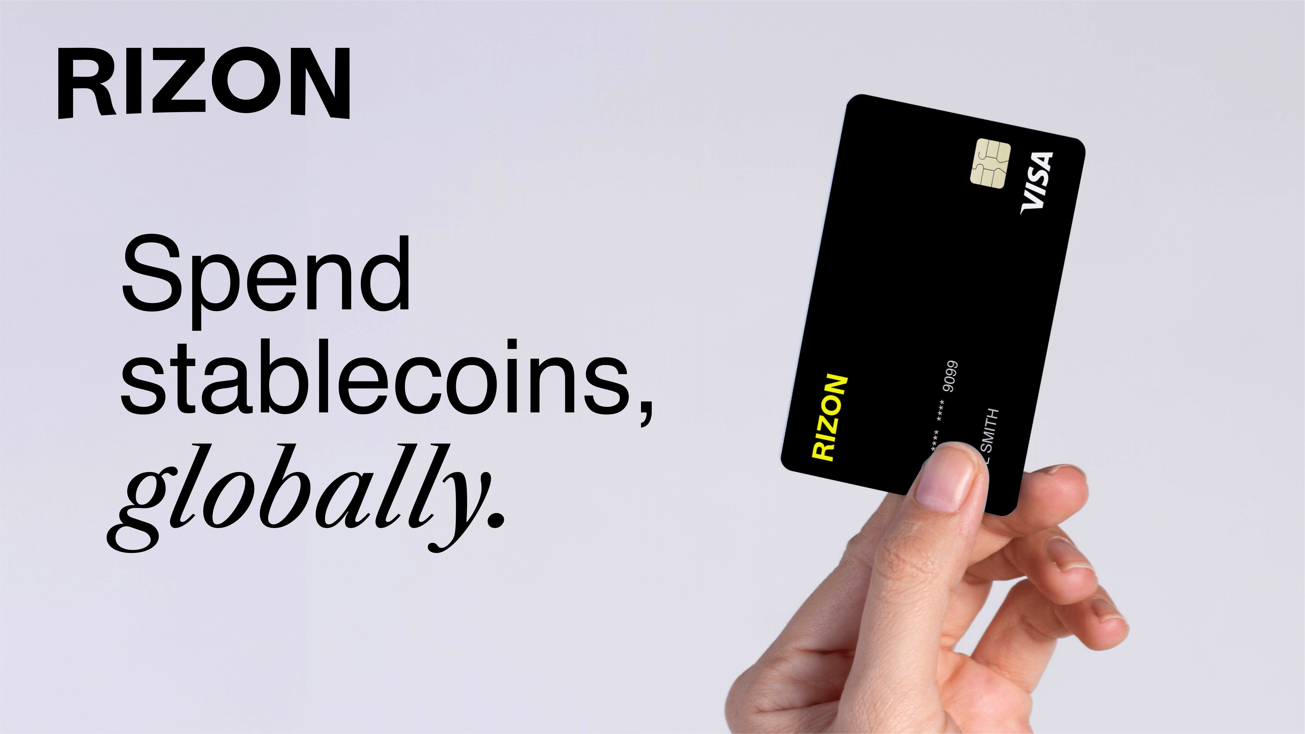 Spend Stablecoins Anywhere with a Rizon Visa Card
