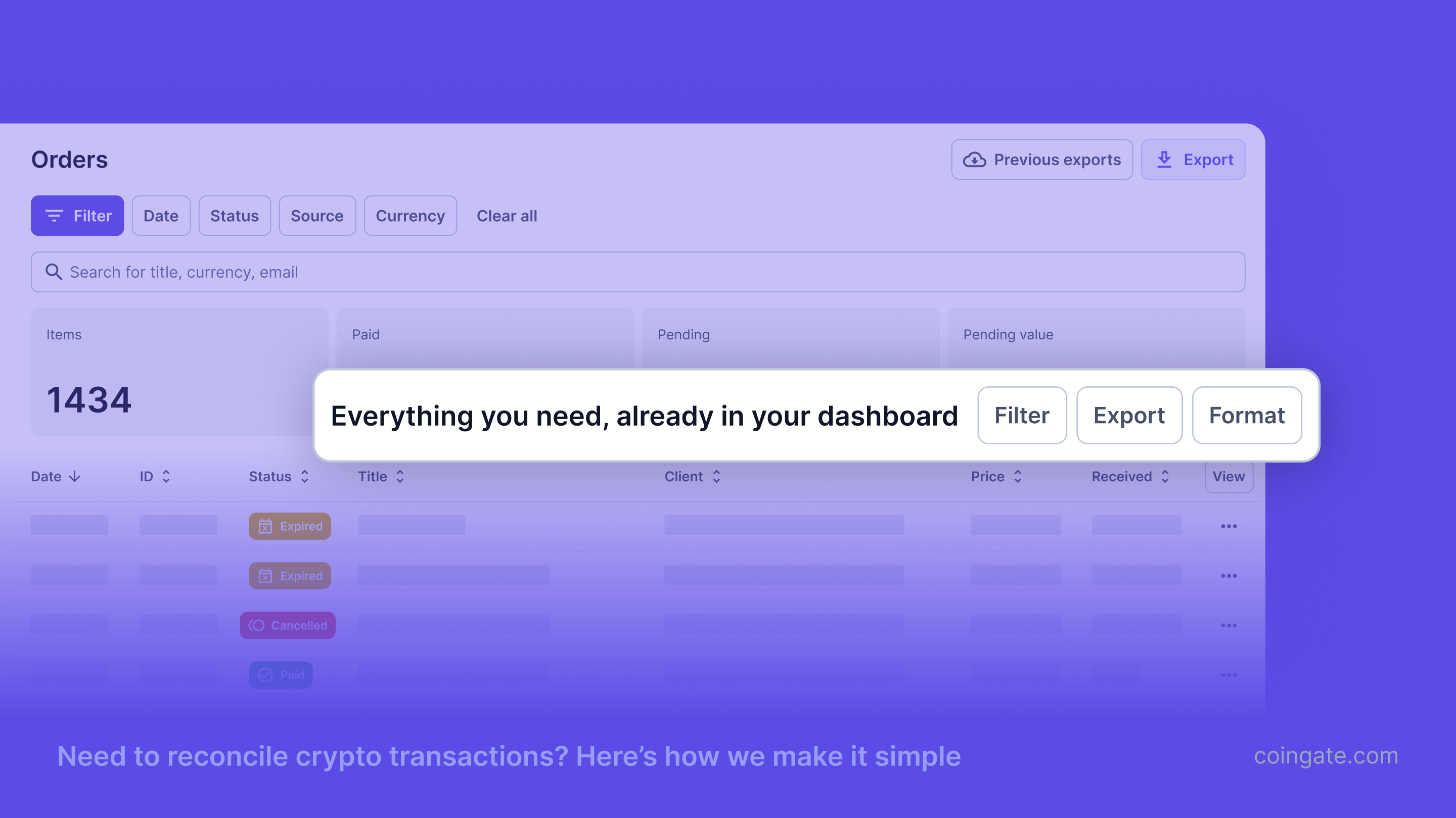 Need to Reconcile Crypto Transactions? Here’s How We Make It Simple